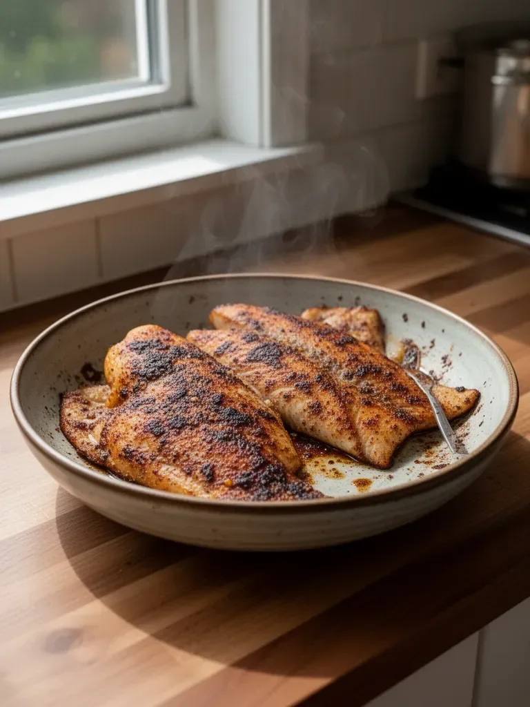 Blackened Red Snapper