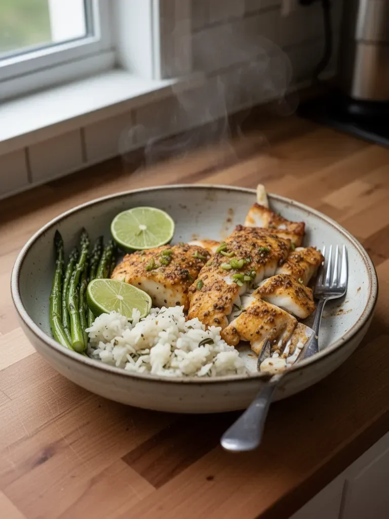 Chili Lime Baked Cod