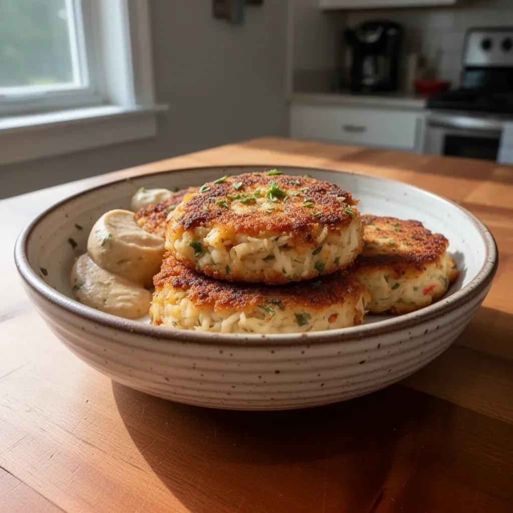 Delicious crab cakes inspired by Joe's Crab Shack recipe