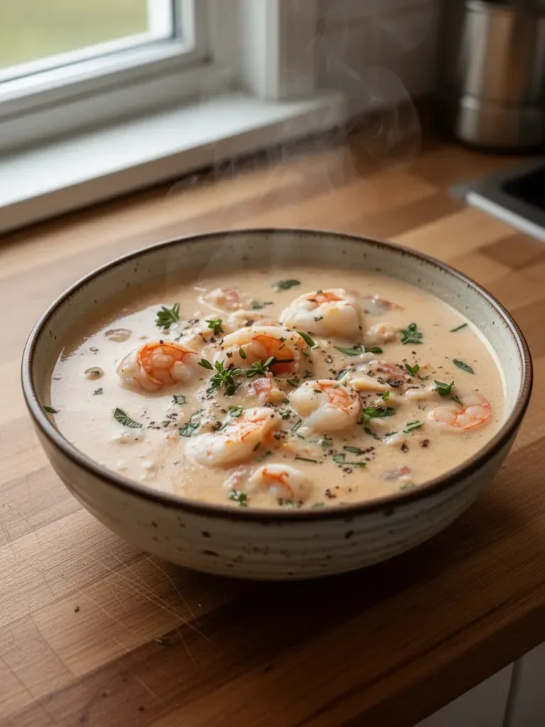 Crab and Shrimp Seafood Bisque
