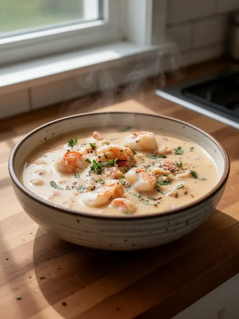 Crab and Shrimp Seafood Bisque