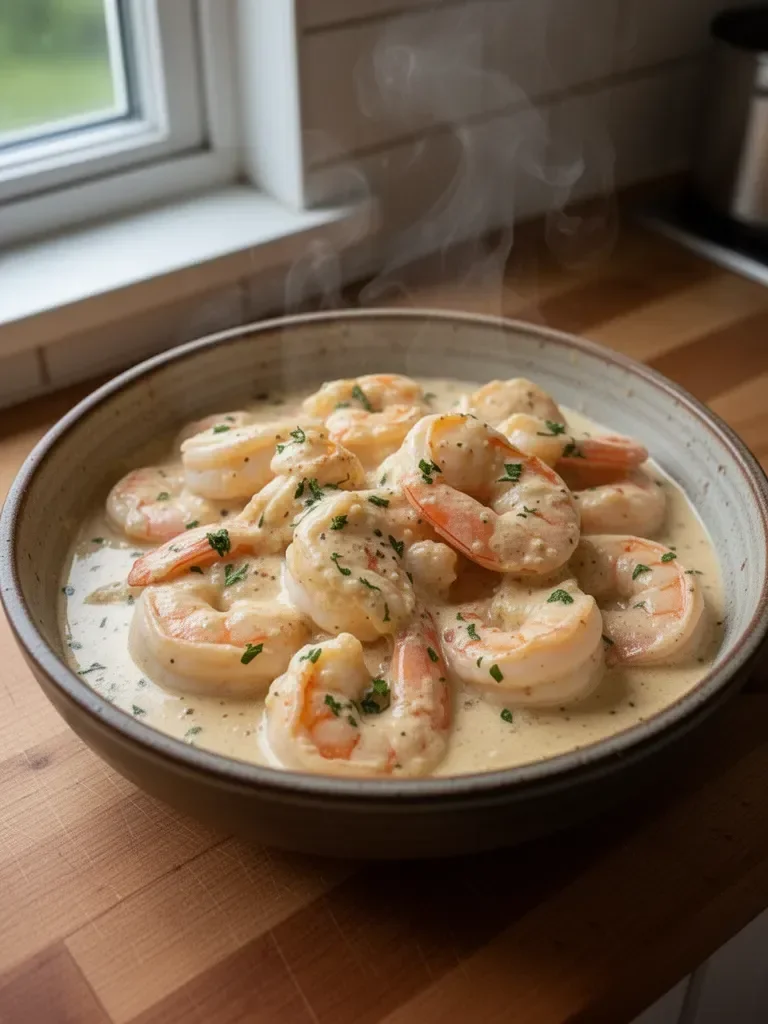 Creamy Shrimp Newburg