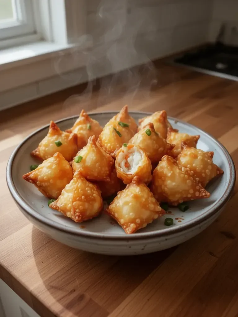 Crispy Crab Rangoon Bombs