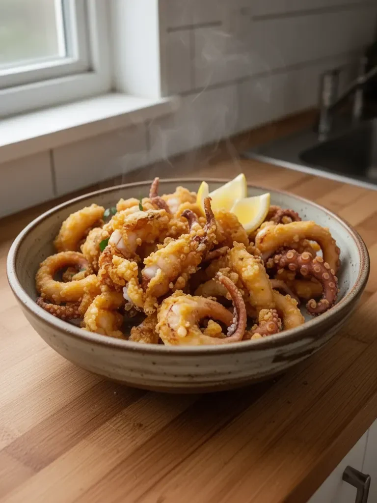 Crispy Fried Baby Octopus