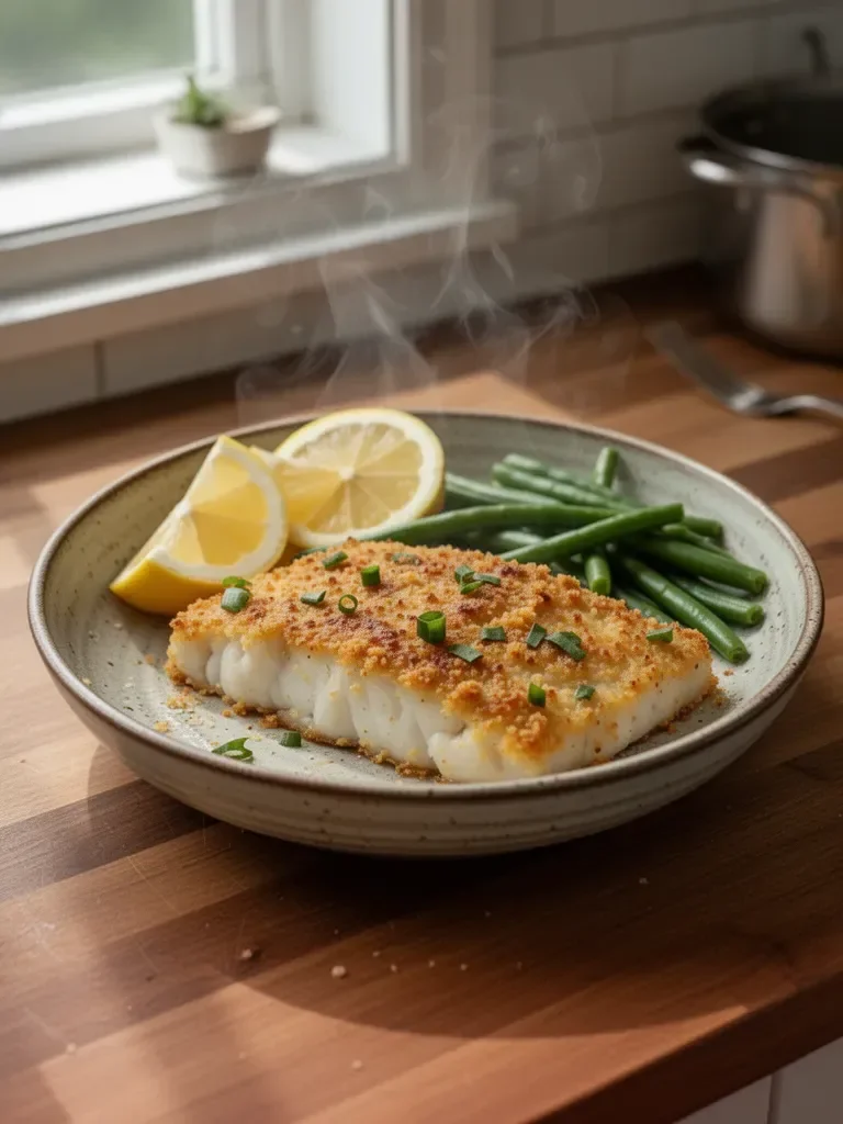 Crispy Parmesan-Crusted Cod