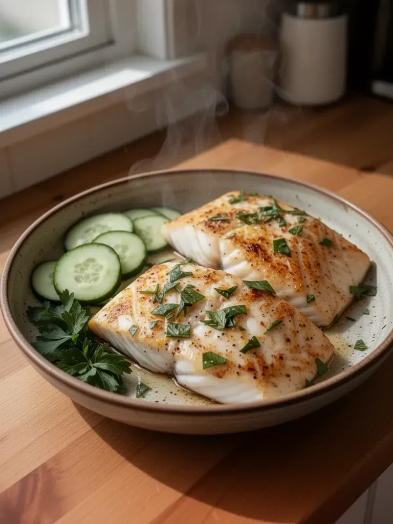 Easy Baked Halibut Steaks