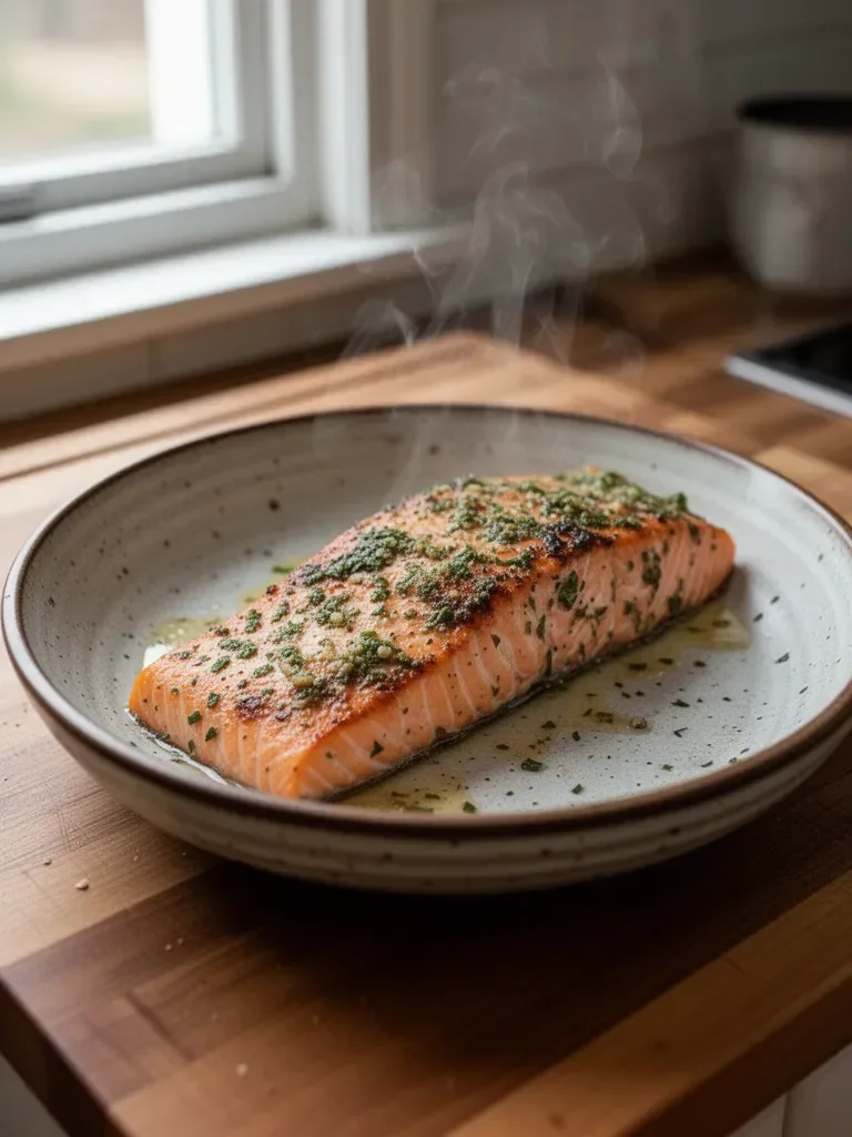 Easy Lemon Garlic Butter Baked Salmon