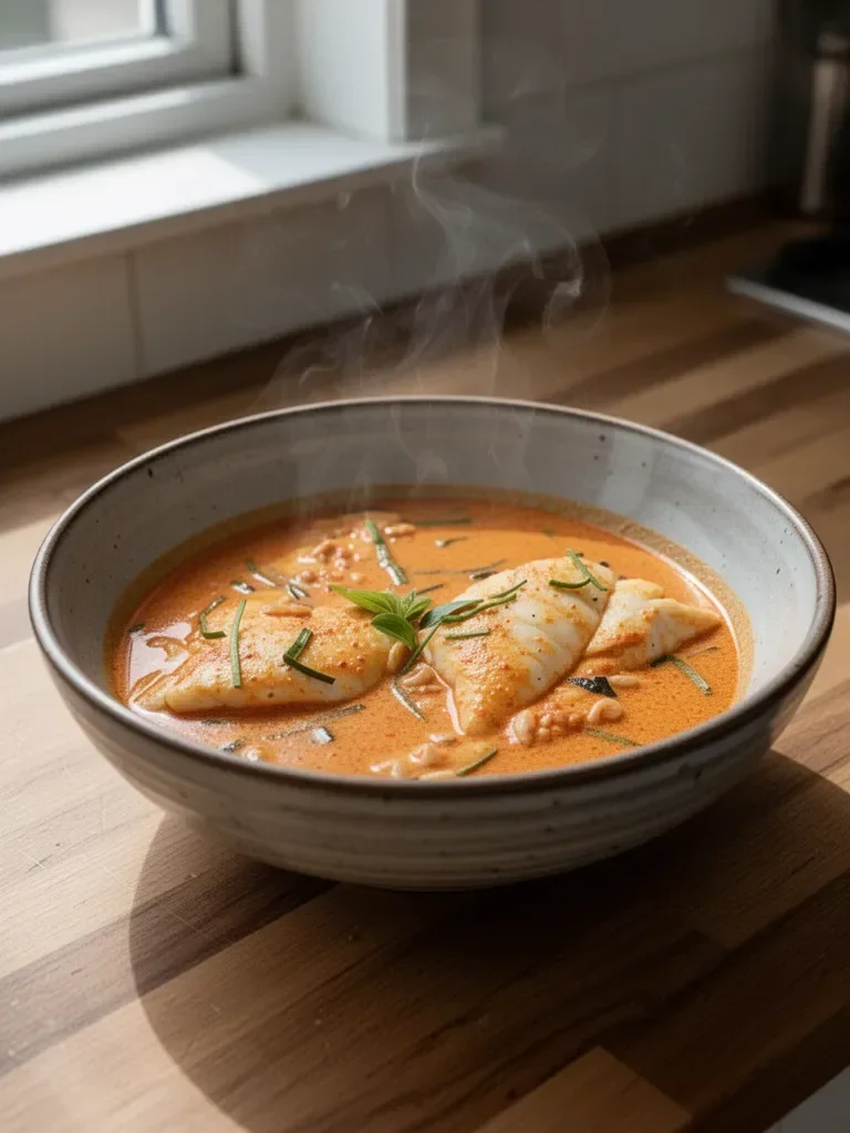 Easy Thai Red Curry Cod