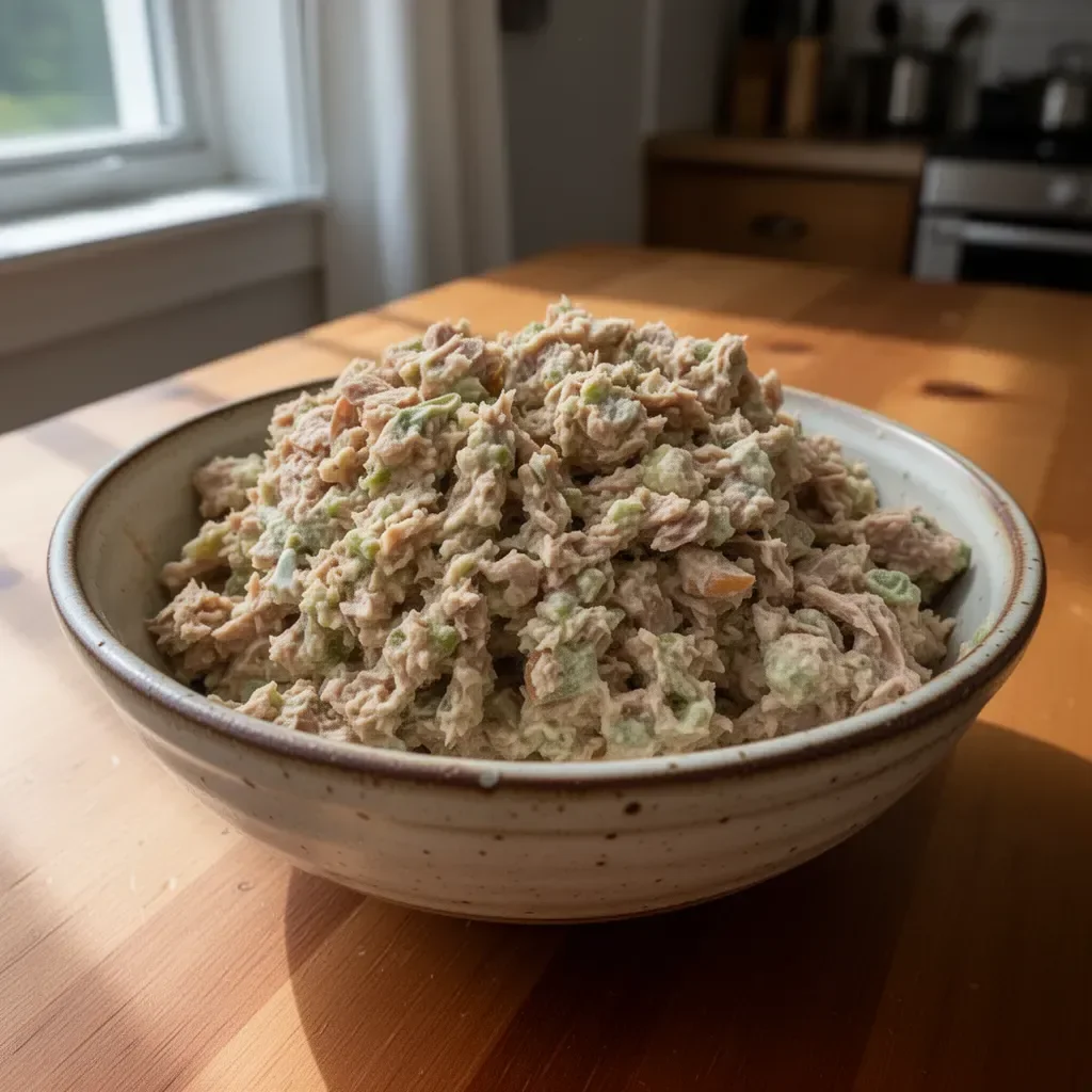 Easy tuna salad recipe with fresh ingredients and classic flavors.