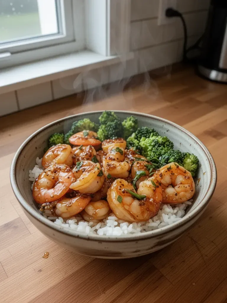 Honey Garlic Shrimp Bowls: A Quick Dinner Delight!
