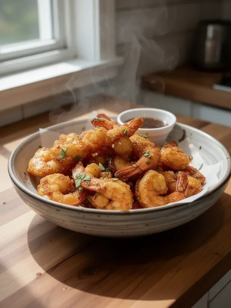 Hot Honey Fried Shrimp