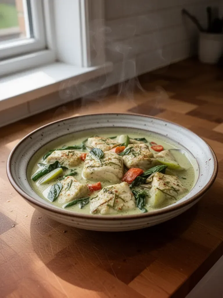 Jamie Oliver Fish Thai Green Curry