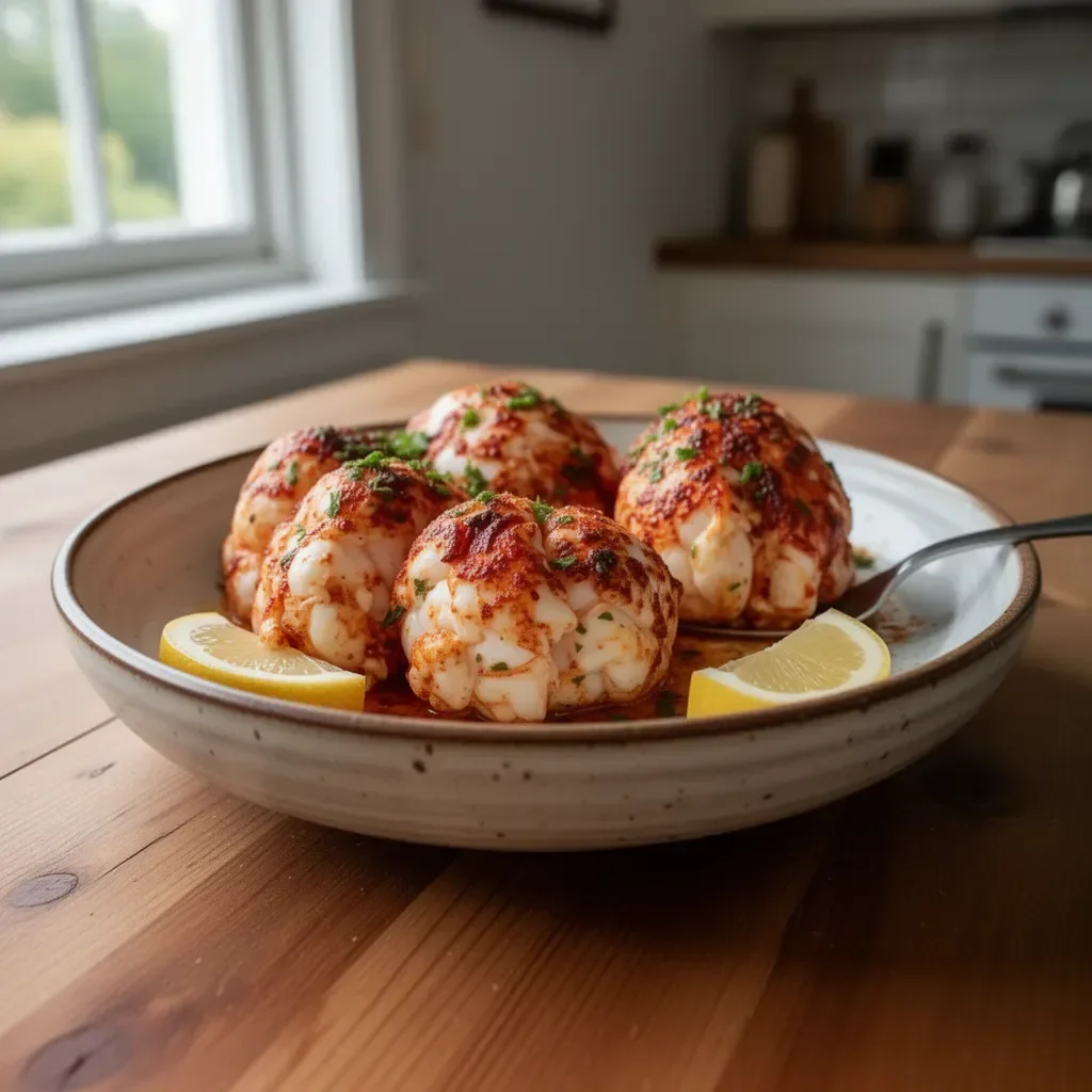 Delicious Lobster Crab Butter Bombs ready to be served.
