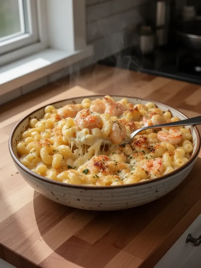 Seafood Mac and Cheese