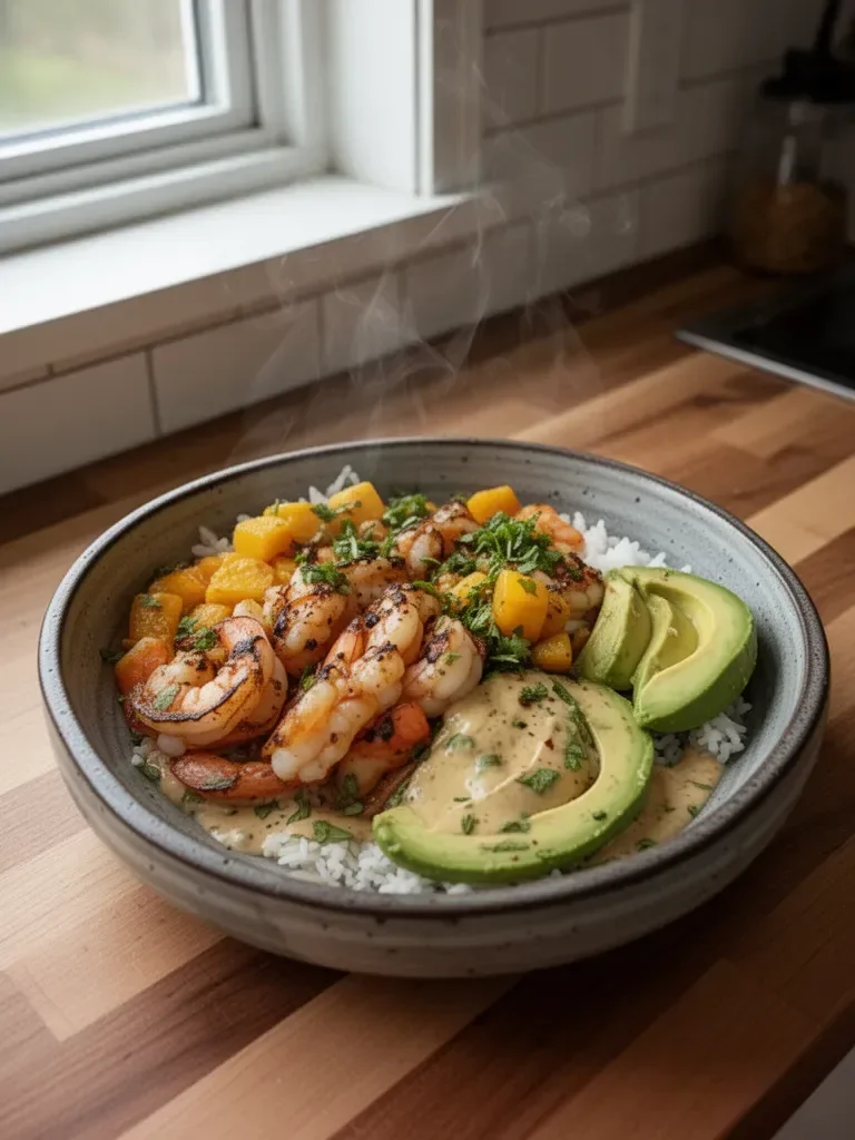 Shrimp and Avocado Bowls