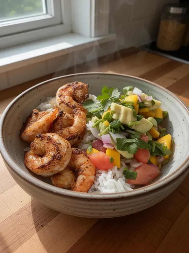 Shrimp and Mango Salsa