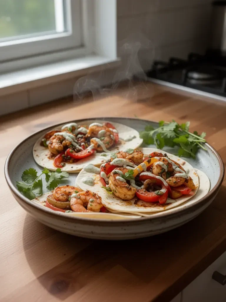 Shrimp Fajitas