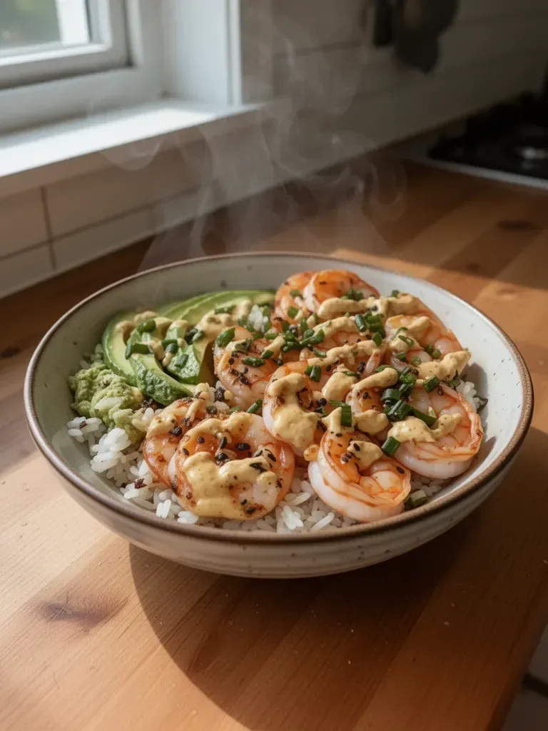Shrimp Rice Bowls