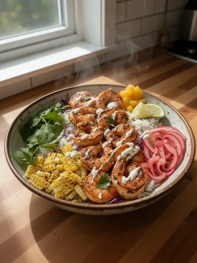 Shrimp Taco Bowls