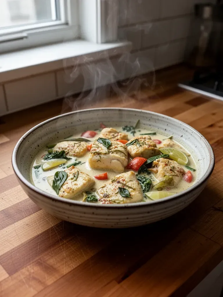 Thai Fish Curry with Coconut Milk