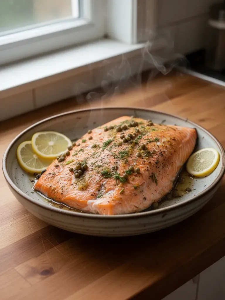 Whole Baked Salmon Fillet Recipe