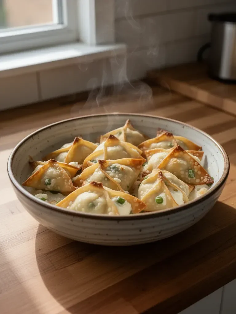 Baked Cream Cheese Wontons