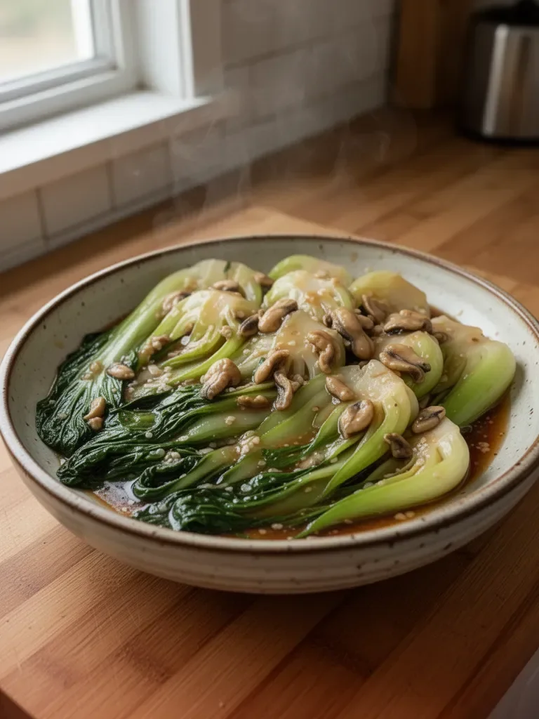 Bok Choy with Oyster Sauce