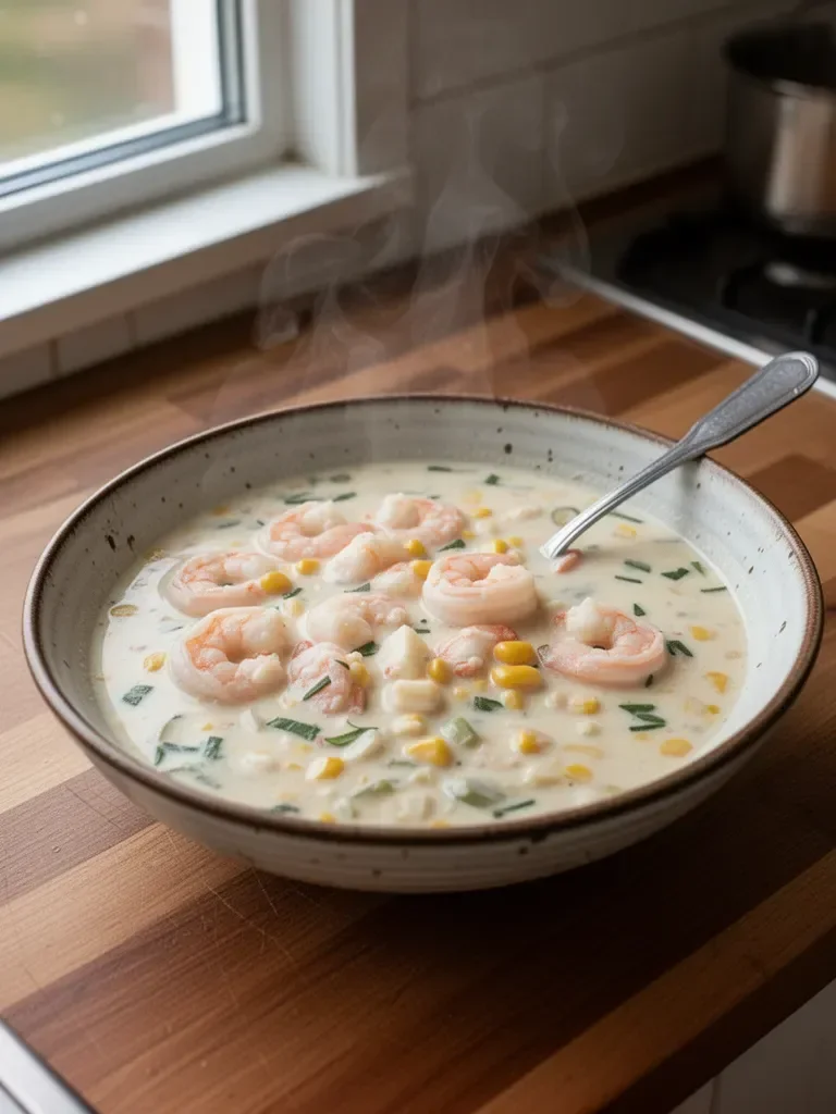 Creamy Shrimp and Corn Soup