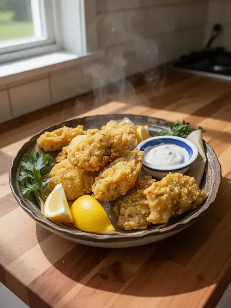 Crispy Virginia Fried Oysters