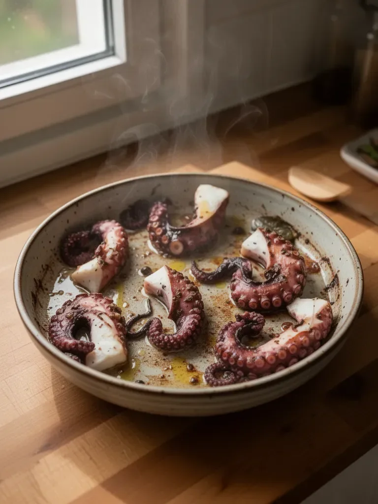 Easy Baked Mediterranean Octopus