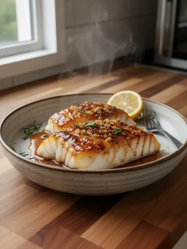 Honey Glazed Cod