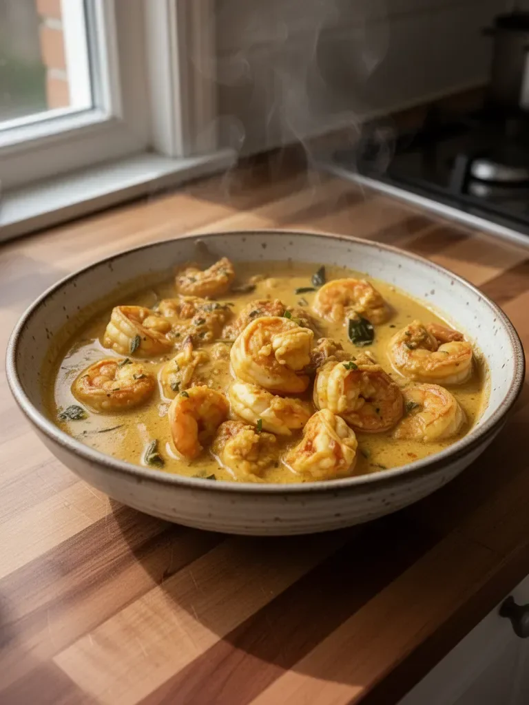 Indian Coconut Shrimp Curry