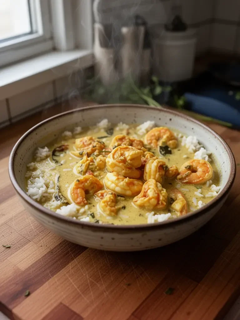 Indian Coconut Shrimp Curry