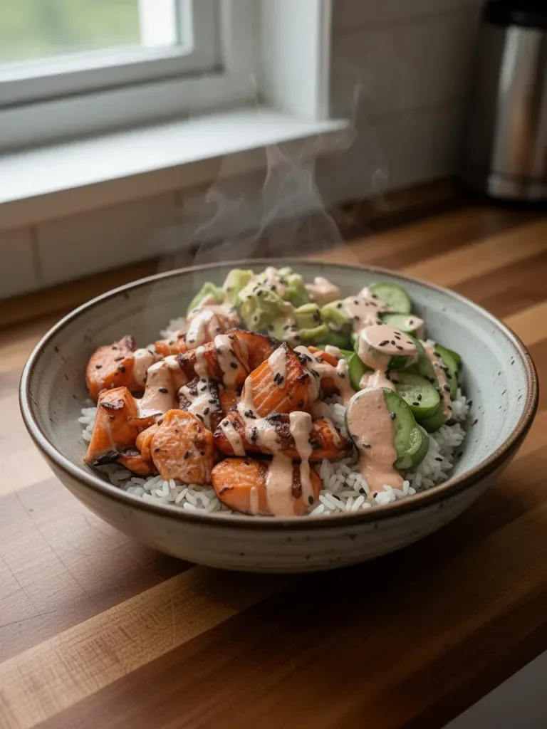 Salmon Rice Bowl