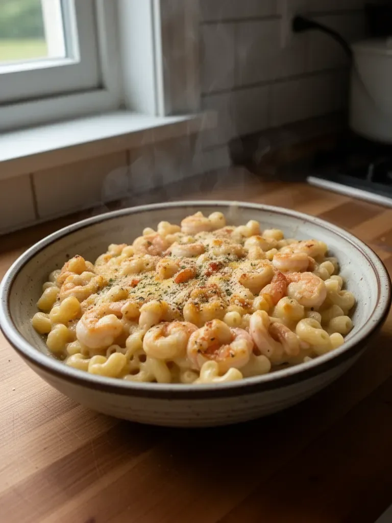 Seafood Mac & Cheese Bake Extravaganza