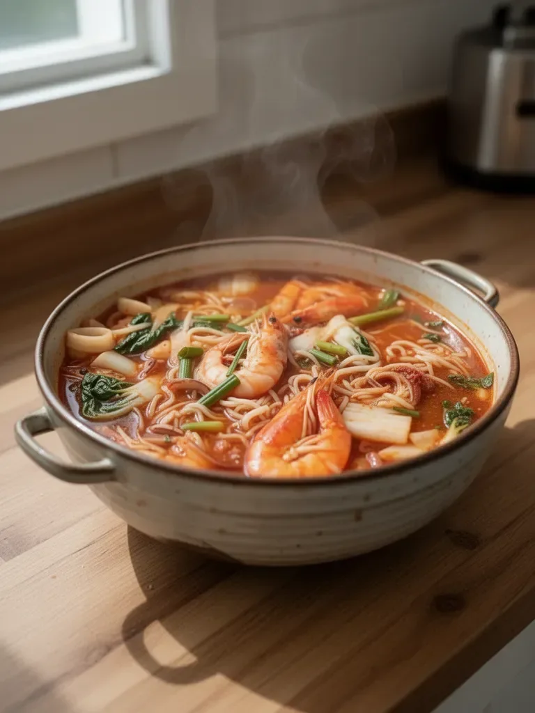 Spicy Seafood Noodle Soup