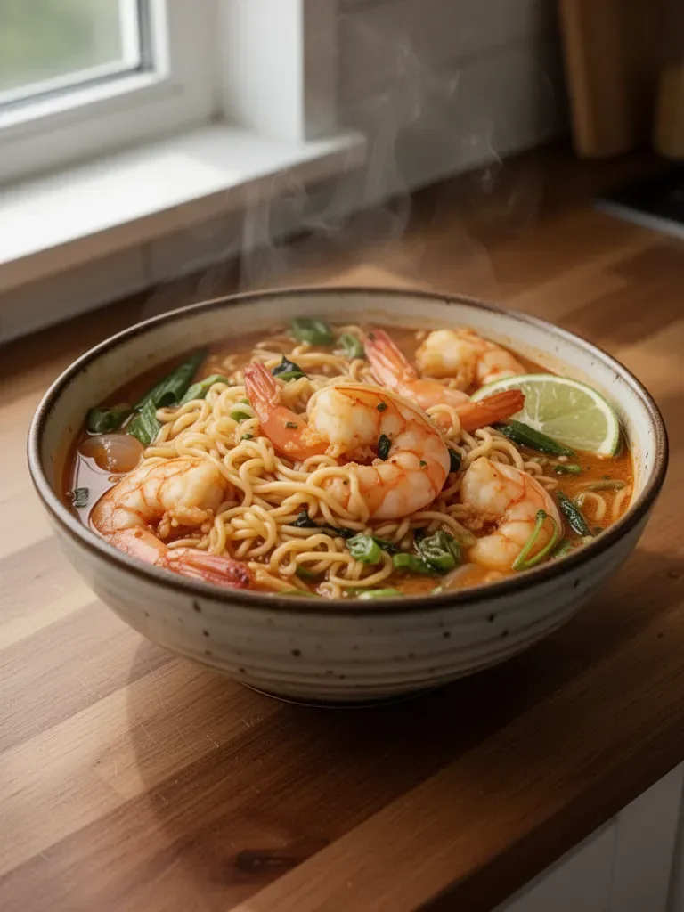 Spicy Shrimp Ramen