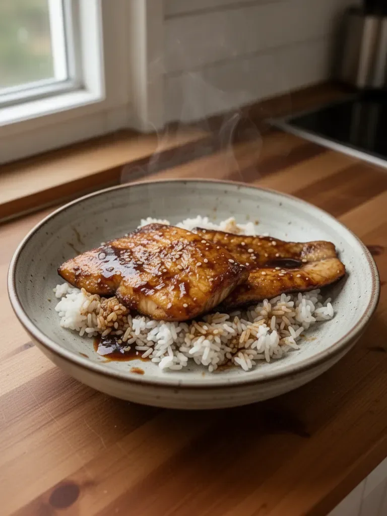 Sweet Soy Glazed Basa Fillet Recipe